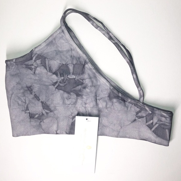 Spiritual Gangster Gray Marble Scoop Neck Brami - Picture 9 of 9